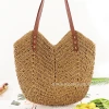 ins' new hollowed-out monofilament woven bag, fashionable single-shoulder straw woven bag, paper rope casual women's bag, beach bag Application Scenario